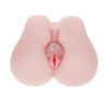Мастурбатор Вагіна і анус з вібрацією Soft and smooth pussy and ass hole