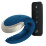 Вібромасажер для пар Satisfyer Double Love Blue