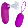 Комплект з віброяйця і вакуумного стимулятора Pretty Love ORTHUS Multifunctional 2in1