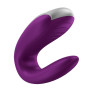 Вібромасажер для пар Satisfyer Double fun Violet