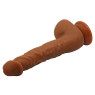 Фалоімітатор на присосці Baile Beautiful JASON 9,4 Brown