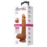 Фалоімітатор на присосці Baile Beautiful JASON 9,4 Brown