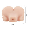 Мастурбатор з подвійною вібрацією і двома входами LyBAILE-Pussy & Ass hole