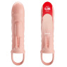 Подовжуюча насадка з вібростимуляцією PRETTY LOVE - PENIS SLEEVE Sloane, на 2,5 см