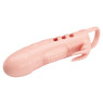 Подовжуюча насадка з вібростимуляцією PRETTY LOVE - PENIS SLEEVE Sloane, на 2,5 см