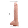 Фалоімітатор на присосці Baile Beautiful DICK 10.6 -  Flesh