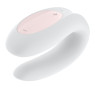 Вібромасажер для пар Double Joy Partner Vibrator White