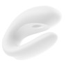 Вібромасажер для пар Double Joy Partner Vibrator White