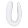 Вібромасажер для пар Double Joy Partner Vibrator White