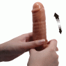 Страпон з вібрацією Ultra Passionate Harness Realdeal Penis 6.2 - Brown