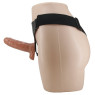 Страпон з вібрацією Ultra Passionate Harness Realdeal Penis 6.2 - Brown