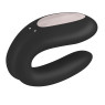 Вібромасажер для пар Double Joy Partner Vibrator Black