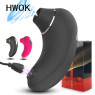 Вакуумний кліторальний стимулятор HWOK з 9 режимами, фіолетовий, 10 см