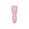 Кліторальний смарт-вібратор Satisfyer Threesome 4 Pink з трьома пальчиками