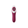 Вакуумний стимулятор із вібрацією Satisfyer Dual Crush Wine Red