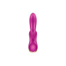 Смарт вібратор кролик із подвійним відростком Satisfyer Double Flex Violet