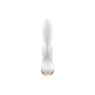 Смарт вібратор-кролик із подвійним відростком Satisfyer Double Flex White