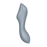 Вакуумний стимулятор з вібрацією Satisfyer Curvy Trinity 3 BlueGrey