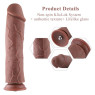 Силіконовий фалоімітатор для секс-машин Hismith 28см Silicone Dildo, система KlicLok