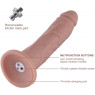 Фалоімітатор 25.5см з вібрацією для секс-машин Hismith Silicone Dildo with Vibe, KlicLok, пульт ДК