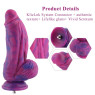 Фалоімітатор для секс-машин Hismith 23см Silicone Fantasy Series Dildo, система кріплення KlicLok