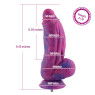 Фалоімітатор для секс-машин Hismith 23см Silicone Fantasy Series Dildo, система кріплення KlicLok