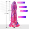 Фалоімітатор для секс-машин Hismith 25.5см Silicone Monster Dildo Series, KlicLok та присоска