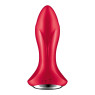 Анальна смарт-вібропробка із перлинним масажем Satisfyer Rotator Plug 1+ Red
