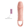 Подовжуюча насадка з вібростимуляцією (на 2,5 см) PRETTY LOVE - PENIS SLEEVE Cecelia