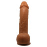 Фалоімітатор на присосці Baile Beautiful JOHNSON 8,7 Brown
