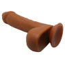 Фалоімітатор на присосці Baile Beautiful JOHNSON 8,7 Brown