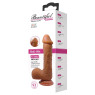 Фалоімітатор на присосці Baile Beautiful JOHNSON 8,7 Brown