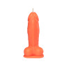 Свічка LOVE FLAME - Dildo L ORANGE Fluor