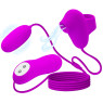 Вакуумний стимулятор з віброяйцем PRETTY LOVE - SUCTION & VIBRO-BULLETS