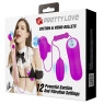 Вакуумний стимулятор з віброяйцем PRETTY LOVE - SUCTION & VIBRO-BULLETS