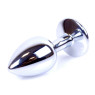 Анальний затор Boss Series - Jewellery Silver PLUG Dark Blue S