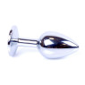 Анальний затор Boss Series - Jewellery Silver PLUG Dark Blue S
