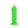 Свічка LOVE FLAME - Dildo S Green Fluor