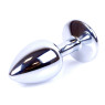 Анальний затор Boss Series - Jewellery Silver PLUG Green S