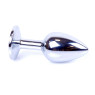 Анальний затор Boss Series - Jewellery Silver PLUG Green S