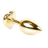 Анальний затор Boss Series - Jewellery Gold Heart PLUG Purple S