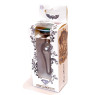 Анальний затор Boss Series - Jewellery Dark Silver BUTT PLUG Green