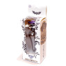 Анальний затор Boss Series - Jewellery Dark Silver BUTT PLUG Purple