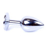 Анальний затор Boss Series - Jewellery Silver PLUG Light Blue S