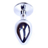 Анальний затор Boss Series - Jewellery Silver PLUG Light Blue S