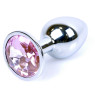 Анальний затор Boss Series - Jewellery Silver PLUG Rose S