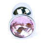 Анальний затор Boss Series - Jewellery Silver PLUG Rose S