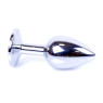 Анальний затор Boss Series - Jewellery Silver PLUG Rose S