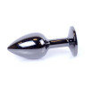 Анальний затор Boss Series - Jewellery Dark Silver PLUG Dark Blue S