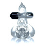 Ерекційне вібро кільце BOSS - Dolphin Vibro CockRing Clear